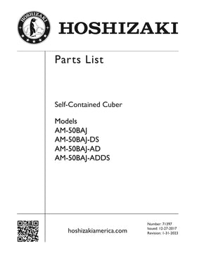 AM-50BAJ-DS ice machine parts diagram