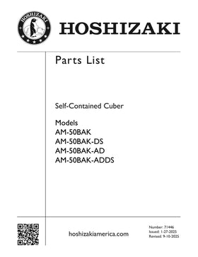 AM-50BAK-DS ice machine parts diagram