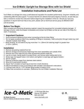 B1000 ice machine parts diagram