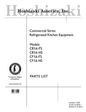 CR1A-HS ice machine parts diagram