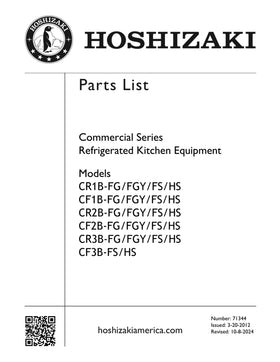 CR2B-FS ice machine parts diagram