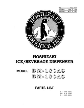 DM-180A6 ice machine parts diagram