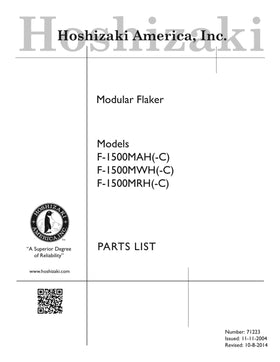 F-1500MWH-C ice machine parts diagram