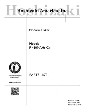 F-450MAH ice machine parts diagram