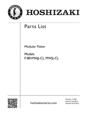 F-801MAJ-C ice machine parts diagram