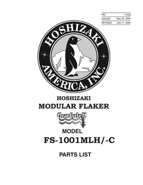 FS-1001MLH ice machine parts diagram