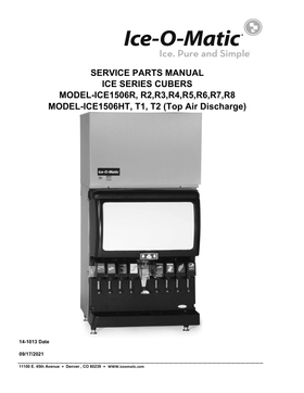 ICE1506 ice machine parts diagram