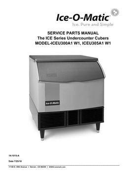 ICEU300 ice machine parts diagram
