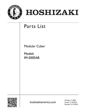 IM-500SAB ice machine parts diagram