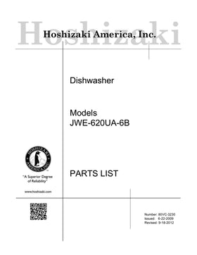 JWE-620UA-6B ice machine parts diagram