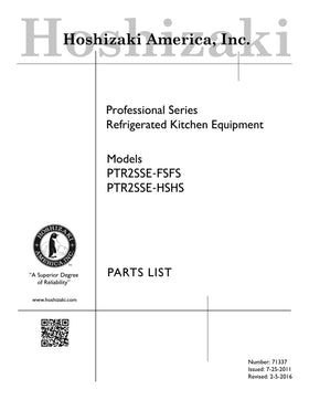PTR2SSE-FSFS ice machine parts diagram