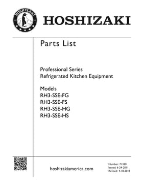 RH3-SSE-HS ice machine parts diagram
