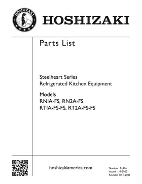 RN1A-FS ice machine parts diagram