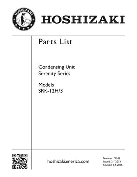 SRK-12H ice machine parts diagram