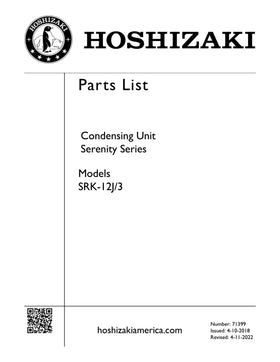 SRK-12J3 ice machine parts diagram