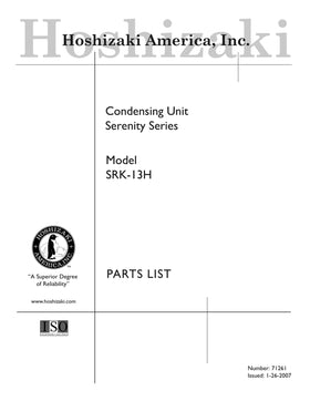 SRK-13H ice machine parts diagram