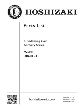 SRK-8H ice machine parts diagram