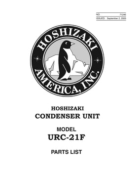 URC-21F ice machine parts diagram
