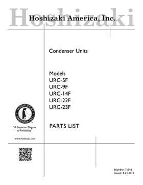 URC-22F ice machine parts diagram