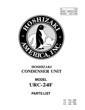 URC-24F ice machine parts diagram