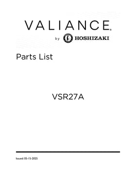 VSR27A-8 ice machine parts diagram