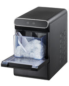 VEVOR Nugget Ice Maker 37lbs/24H with Self Cleaning with Ice Scoop and Basket Stainless Steel Ice Machine with Convenient Ice Transfer