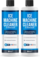 Essential Values Ice Machine Cleaner and Descaler 2 Pack x 16 fl oz Nickel Safe Descaler Ice Maker Cleaner Compatible with All Major Brands (Scotsman KitchenAid) Made in the USA