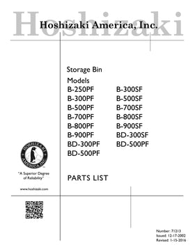 B-500PD ice machine parts diagram