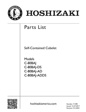 C-80BAJ-DS ice machine parts diagram