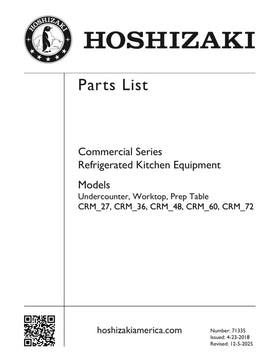 CRMR36-10 ice machine parts diagram