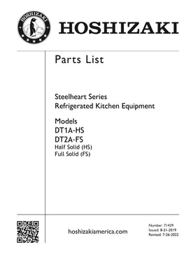 DT1A-HS ice machine parts diagram