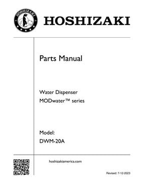 DWM-20A ice machine parts diagram