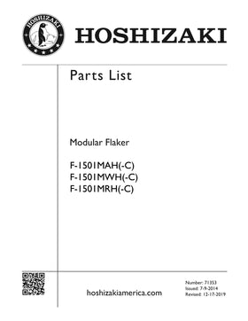 F-1501MWH ice machine parts diagram
