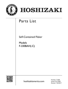 F-330BAH-C ice machine parts diagram