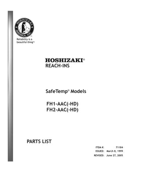FH1-AAC ice machine parts diagram