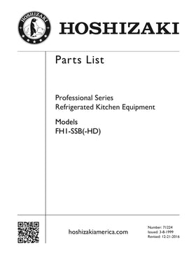 FH1-SSB-HD ice machine parts diagram