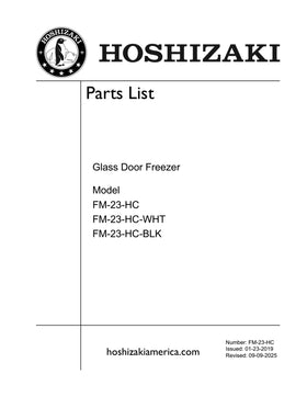 FM-23-HC-BLK ice machine parts diagram