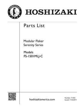 FS-1501MLJ-C ice machine parts diagram