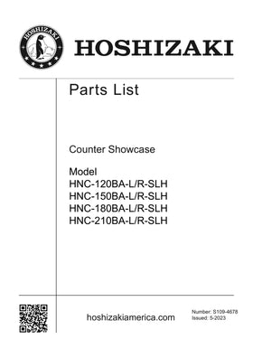 HNC-120BA-L-SLH ice machine parts diagram