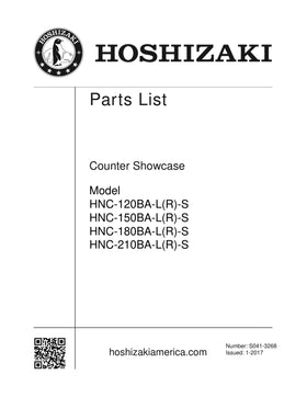 HNC-150BA-L-S ice machine parts diagram
