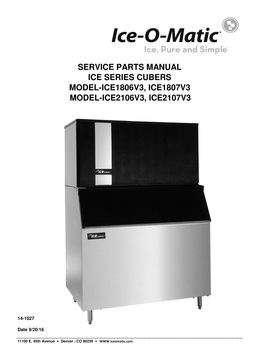 ICE2107V3 ice machine parts diagram