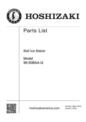 IM-50BAA-Q ice machine parts diagram
