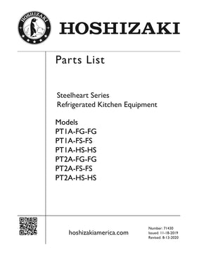 PT1A-HS-HS ice machine parts diagram