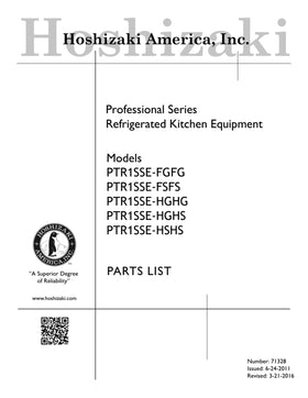 PTR1SSE-HGHS ice machine parts diagram