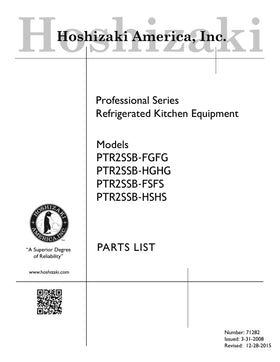 PTR2SSB-HSHS ice machine parts diagram
