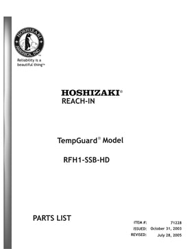 RFH1-SSB-HD ice machine parts diagram