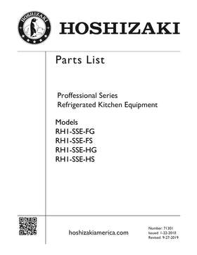 RH1-SSE-HG ice machine parts diagram