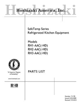 RH2-AAC ice machine parts diagram
