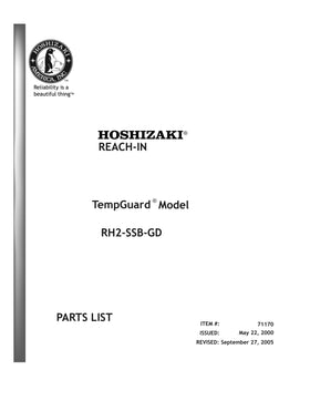 RH2-SSB-GD ice machine parts diagram