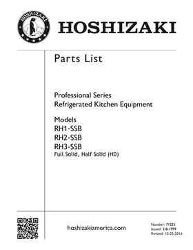 RH3-SSB ice machine parts diagram